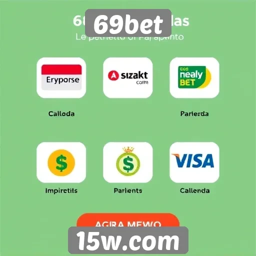 Métodos de pagamento aceitos pelo 69bet