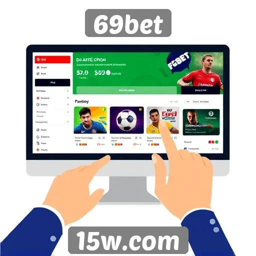 Interface do usuário e navegação no 69bet
